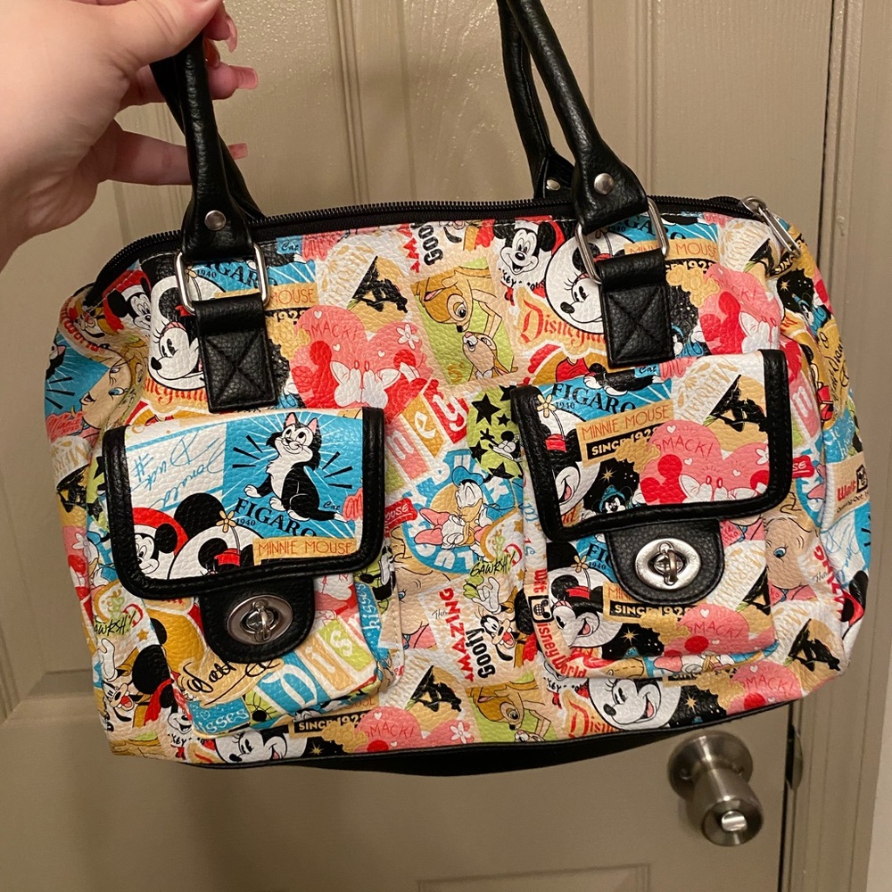 Disneyland collage purse